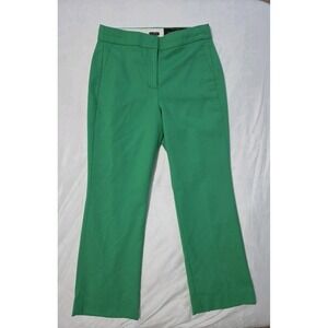 J Crew Size 4 Nova Tides‎ Rich Green Capri Pants